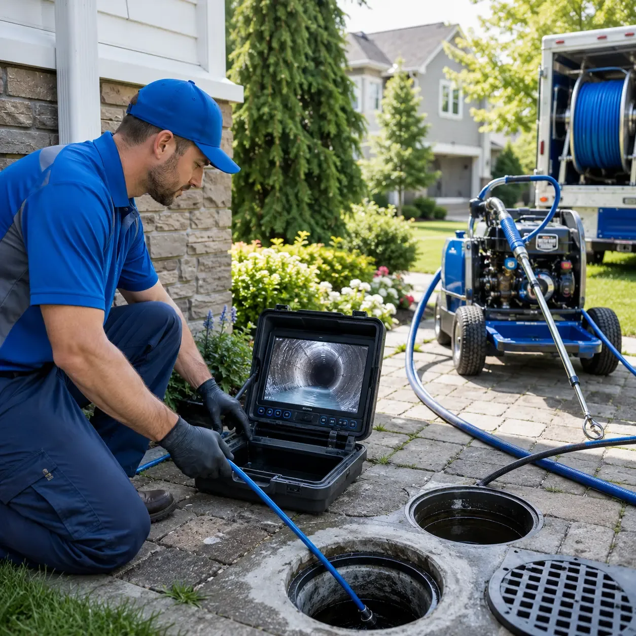 Outdoor drain cleaning professionals serving Williamsfield, OH